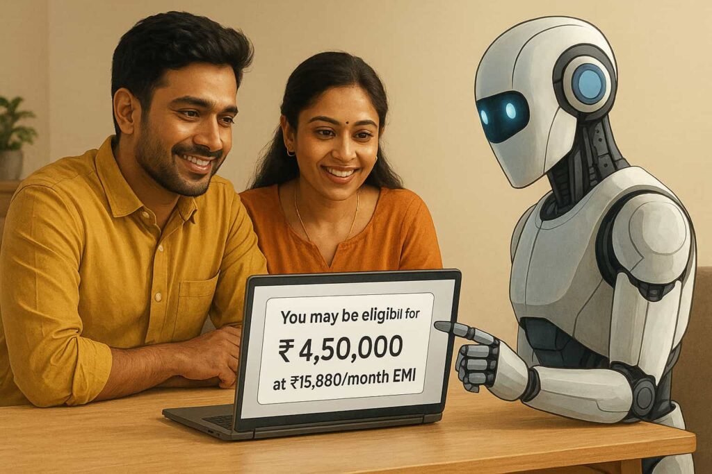 AI assisting Indian loan applicants