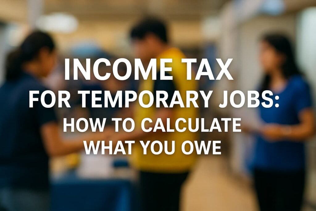 Income tax for temporary or part-time jobs