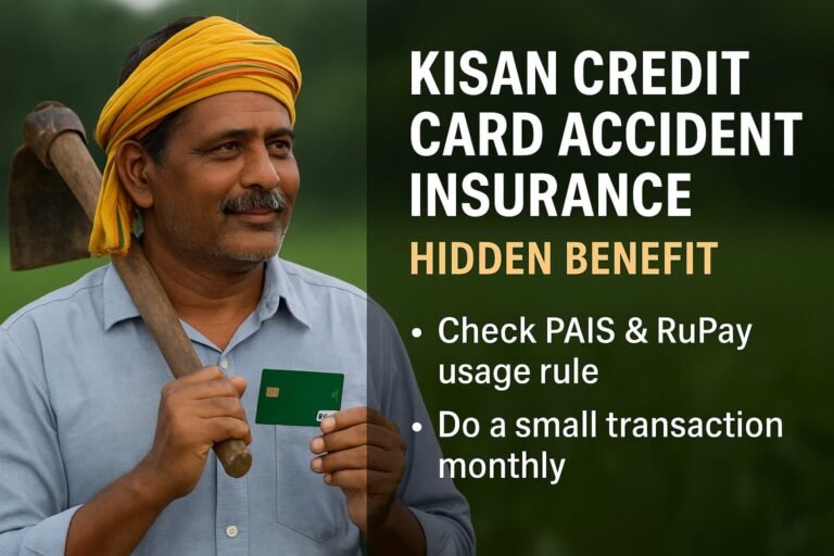 Kisan Credit Card Accident Insurance 2025: RuPay Cover & Claims